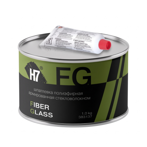 Шпатлевка полиэфирная армированная стекловолокном Fiber Glass H7