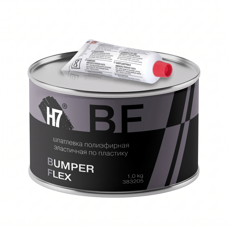 Шпатлевка полиэфирная эластичная по пластику Bumper Flex H7