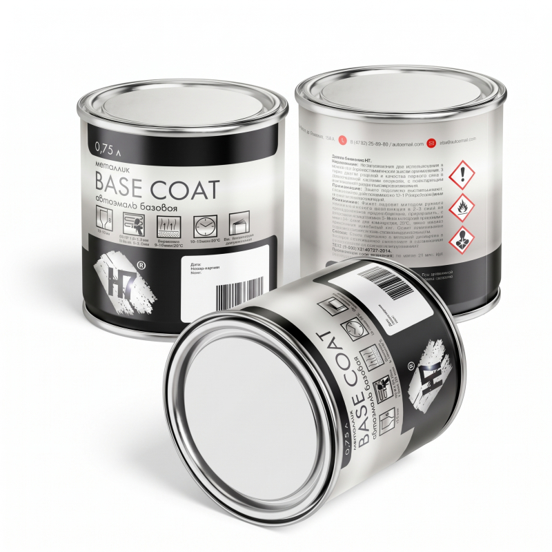 Базовая эмаль металлик Base Coat